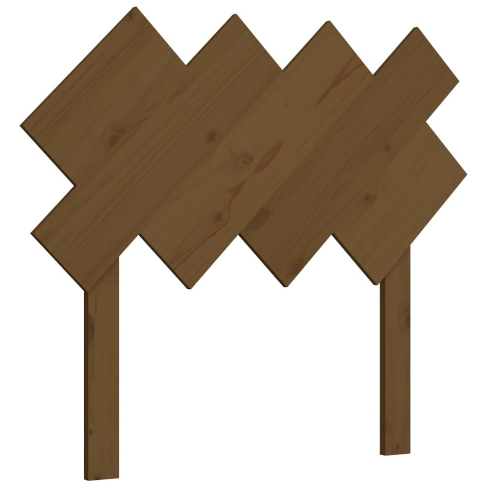 vidaXL Headboard Honey Brown 92x3x81 cm Solid Pine Wood