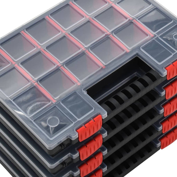 vidaXL Assortment Boxes 5 pcs. 34.5x25x5 cm Polypropylene
