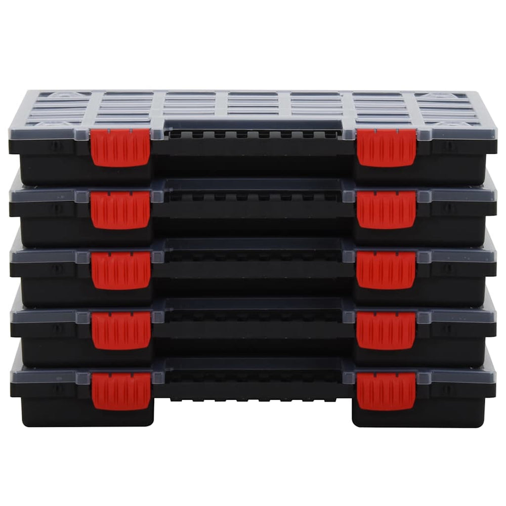 vidaXL Assortment Boxes 5 pcs. 40x30x5 cm Polypropylene