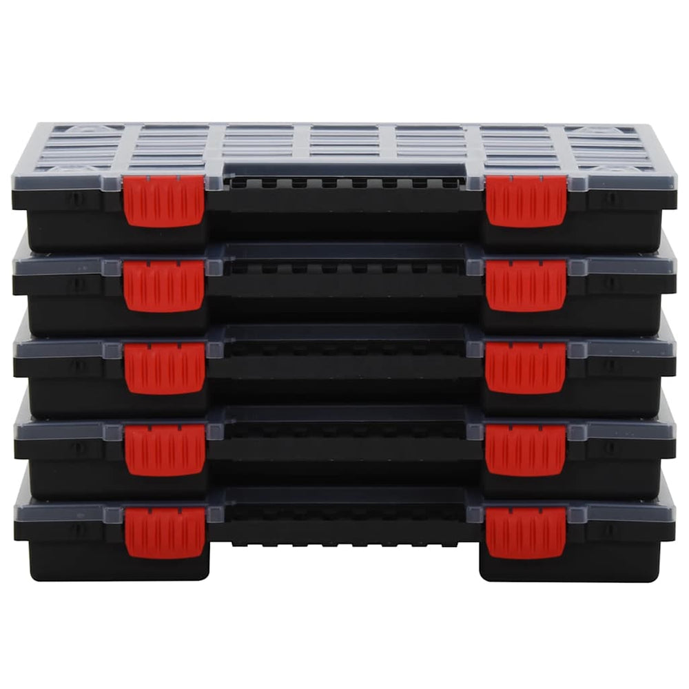 vidaXL Assortment Boxes 5 pcs. 40x30x5 cm Polypropylene