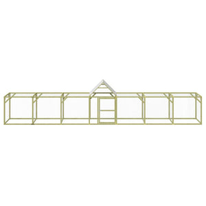 vidaXL Chicken Coop 700x100x150 cm Impregnated Solid Pine Wood