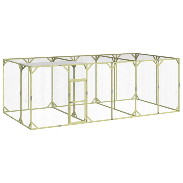 vidaXL Chicken Coop 600x300x200 cm Solid Impregnated Pinewood