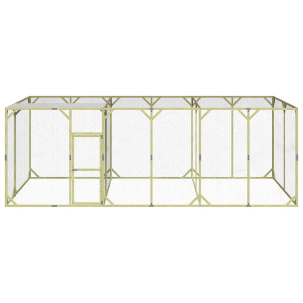 vidaXL Chicken Coop 600x300x200 cm Solid Impregnated Pinewood