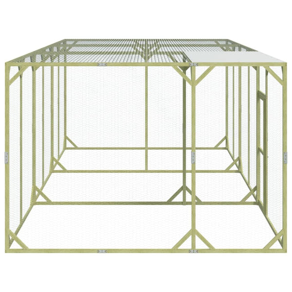 vidaXL Chicken Coop 600x300x200 cm Solid Impregnated Pinewood