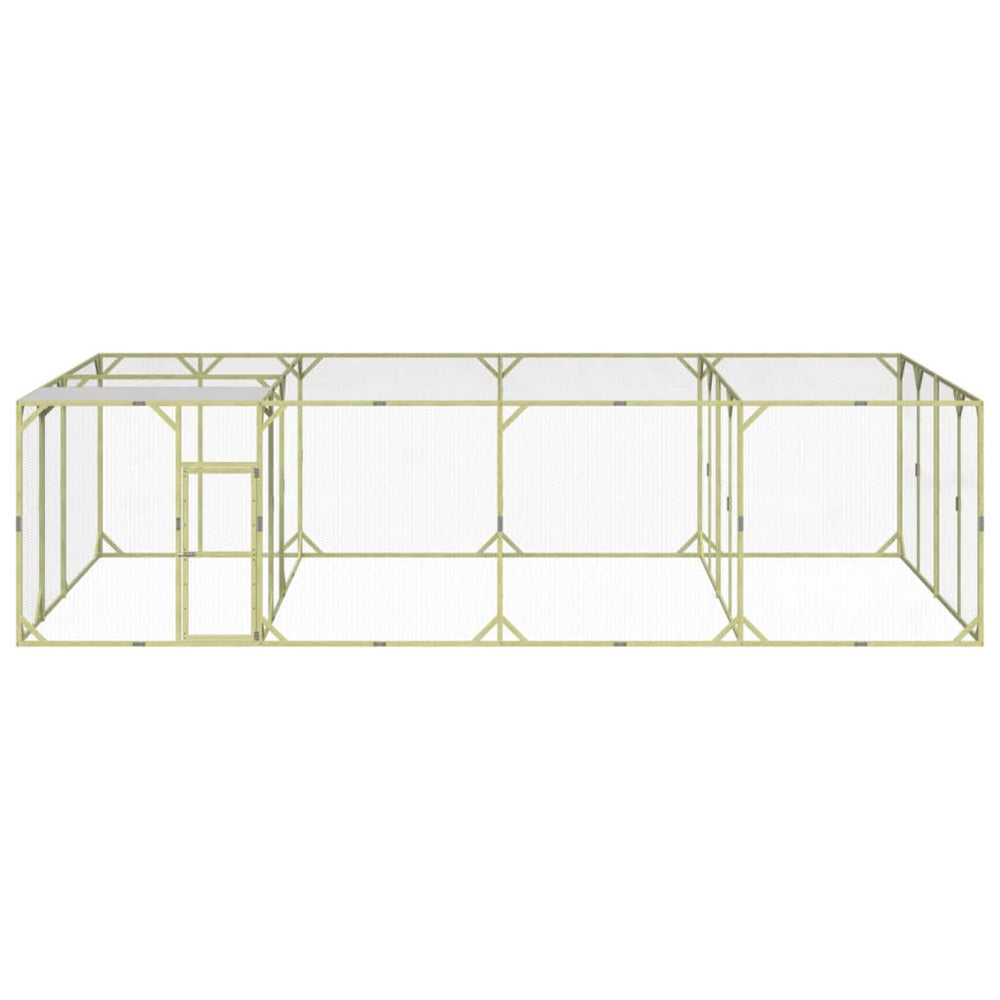 vidaXL Chicken Coop 800x400x200 cm Solid Impregnated Pine Wood