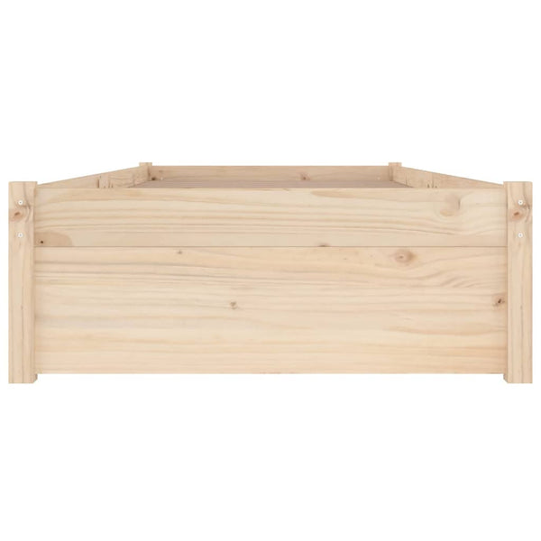 vidaXL Bed with Drawers 75x190 cm