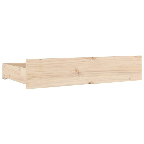 vidaXL Bed with Drawers 140x190 cm