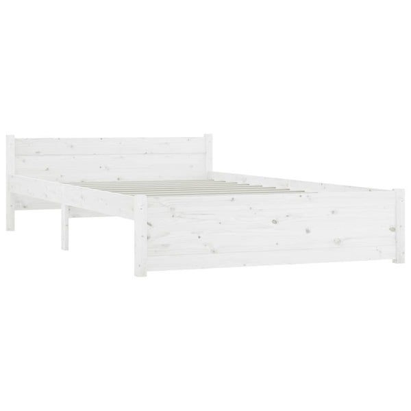 vidaXL Bed with Drawers White 120x200 cm