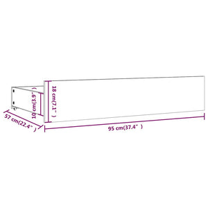vidaXL Bed with Drawers 140x200 cm