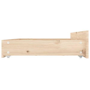 vidaXL Bed with Drawers 140x200 cm