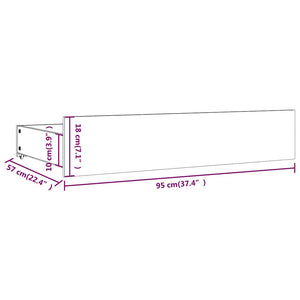 vidaXL Bed with Drawers White 140x200 cm