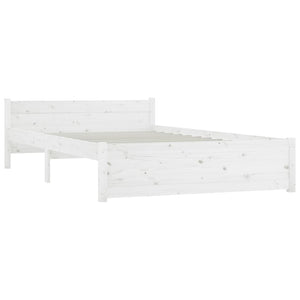 vidaXL Bed with Drawers White 150x200 cm