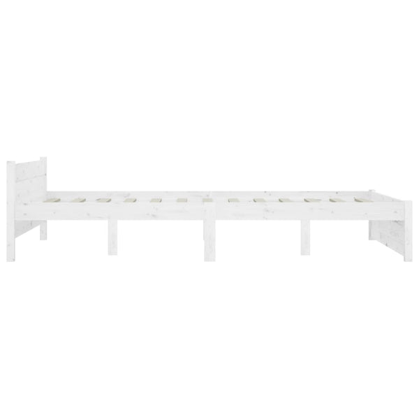 vidaXL Bed with Drawers White 160x200cm
