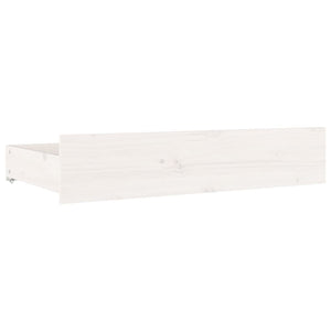 vidaXL Bed with Drawers White 160x200cm