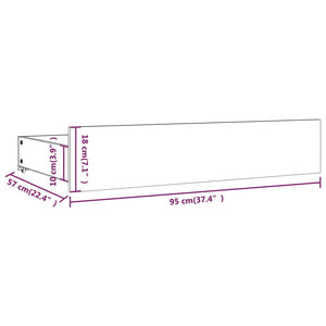 vidaXL Bed with Drawers 180x200 cm