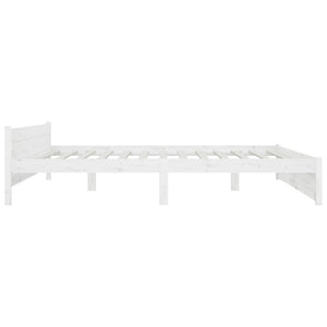 vidaXL Bed with Drawers White 180x200 cm