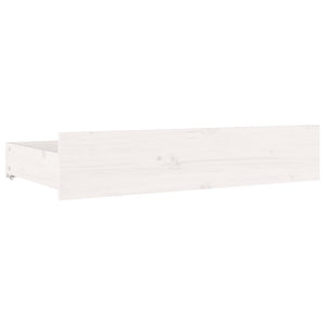 vidaXL Bed with Drawers White 180x200 cm
