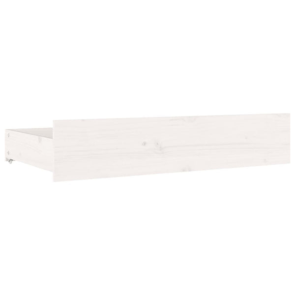 vidaXL Bed with Drawers White 180x200 cm