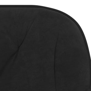 vidaXL Dining Chairs 2 pcs Swivel Black Velvet
