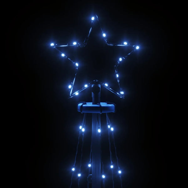 LED Weihnachtsbaum Kegelform Blau 180cm