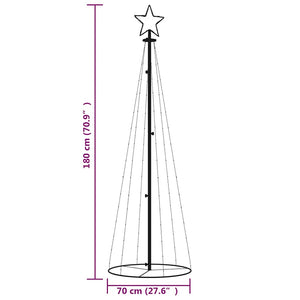 LED Weihnachtsbaum Kegel Mehrfarbig 180cm