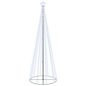 vidaXL Cone-Shaped LED Christmas Tree Cool White 310 LEDs 100x300 cm