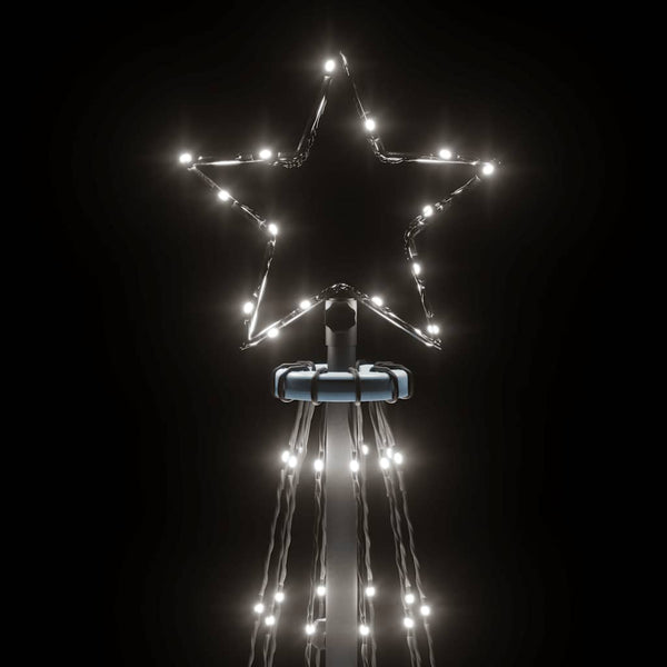 vidaXL Cone-Shaped LED Christmas Tree Cool White 310 LEDs 100x300 cm