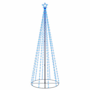 vidaXL Cone-shaped LED Christmas Tree Blue 310 LEDs 100x300 cm