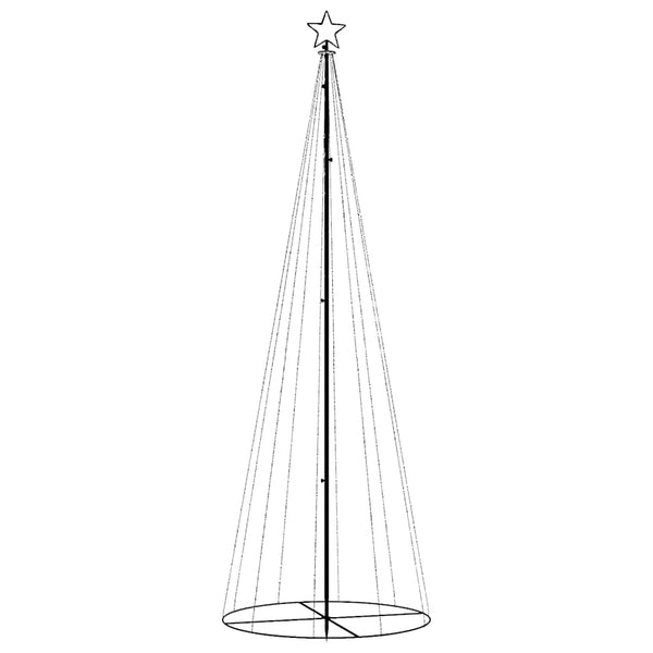 vidaXL Cone-shaped LED Christmas Tree Blue 310 LEDs 100x300 cm