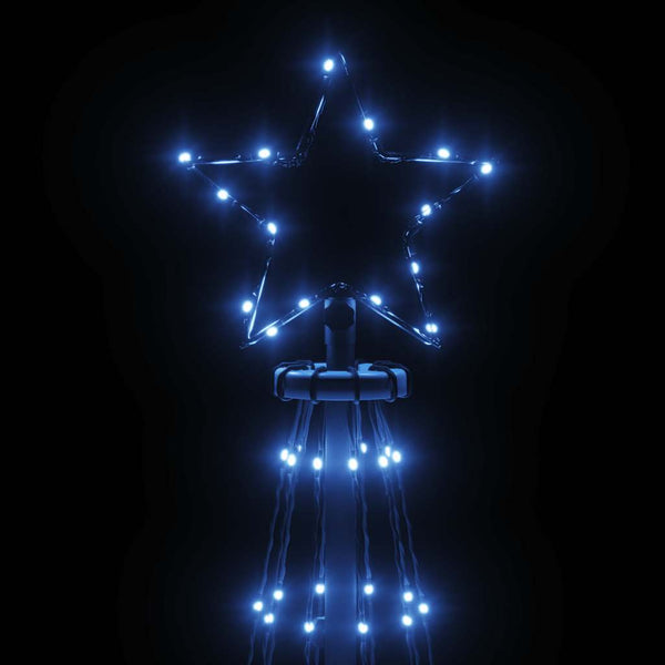 vidaXL Cone-shaped LED Christmas Tree Blue 310 LEDs 100x300 cm