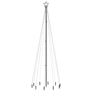 LED Weihnachtsbaum Blau 300cm mit Erdspießen