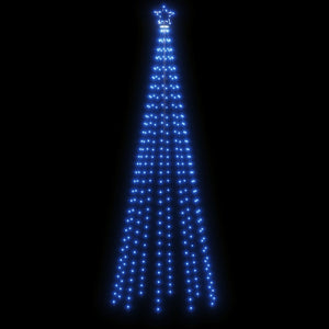 LED Weihnachtsbaum Blau 300cm mit Erdspießen
