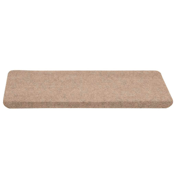 Selbstklebende Stufenmatten Beige, 15er Set