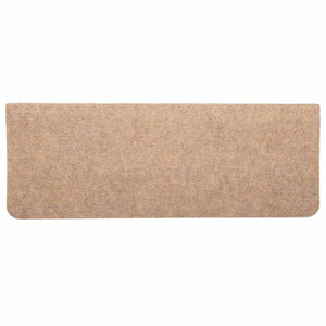 Selbstklebende Stufenmatten Beige, 15er Set