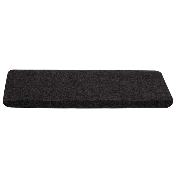 Selbstklebende Stufenmatten, 15er Set, Schwarz