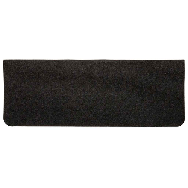 Selbstklebende Stufenmatten, 15er Set, Schwarz