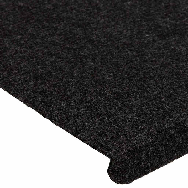 Selbstklebende Stufenmatten, 15er Set, Schwarz