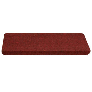 Selbstklebende Stufenmatten Rot, 15er Set