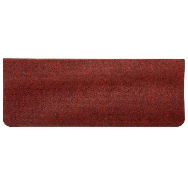 Selbstklebende Stufenmatten Rot, 15er Set