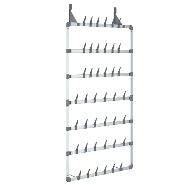 Hängender Schuh-Organizer Silber 21 Paar