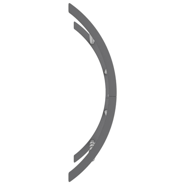 Handtuchhalter mit Haken Silber Aluminium