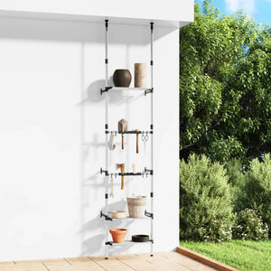 Teleskop Gartenregal mit 3 Ablagen