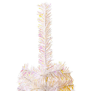 Weihnachtsbaum Künstlich Weiß Schillernd 120cm