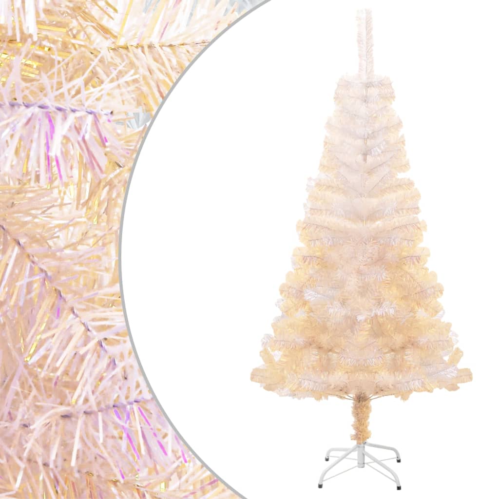 Weihnachtsbaum Weiß Schillernd 150cm
