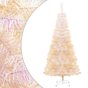Weihnachtsbaum Künstlich Schillernd Weiß 180cm
