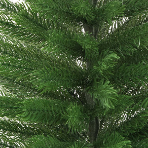 vidaXL Artificial Christmas Tree with Stand Slim 150 cm PE
