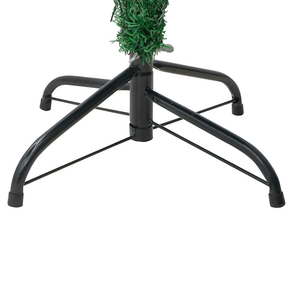 vidaXL Christmas Decoration Cactus with Stand and LED Green 180 cm PVC
