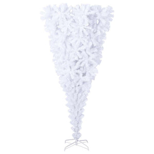 vidaXL Artificial Christmas Tree with Stand Inverted White 180 cm