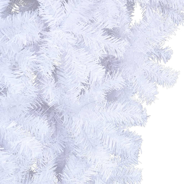 vidaXL Artificial Christmas Tree with Stand Inverted White 240 cm