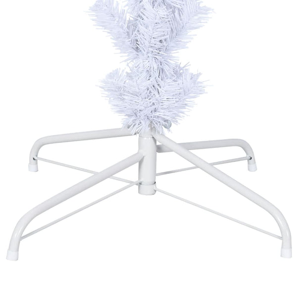 vidaXL Artificial Christmas Tree with Stand Inverted White 240 cm